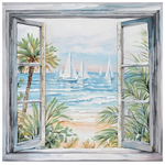 Πίνακας σε Καμβά Deive Inart 80x3x80εκ