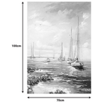 Πίνακας σε Καμβά Sailsy Inart 70x3x100εκ
