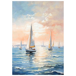 Πίνακας σε Καμβά Sailsy i Inart 70x3x100εκ