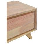 Κομοδίνο Emira Pakoworld Μασίφ Ακακίας σε Φυσική Απόχρωση 40x40x35εκ