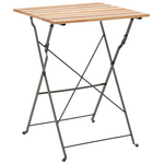 Τραπεζαρία Pometia Pakoworld σετ 3τεμ Ξύλο-Μέταλλο