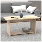 Τραπέζι Kumba Pakoworld σε oak Απόχρωση 80x40x42εκ