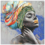Πίνακας σε Καμβά Africana Inart 100x3x100εκ