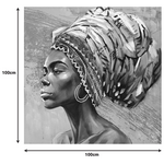 Πίνακας σε Καμβά Africana i Inart 100x3x100εκ