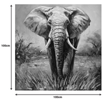 Πίνακας σε Καμβά Elepho Inart 100x3x100εκ