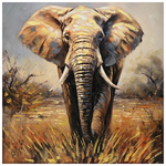 Πίνακας σε Καμβά Elepho Inart 100x3x100εκ