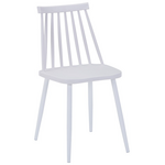 Τραπεζαρία Elijah-Aurora i Pakoworld σετ 3τεμ pp σε Λευκή Απόχρωση Φ60x74εκ