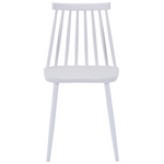 Τραπεζαρία Elijah-Aurora i Pakoworld σετ 3τεμ pp σε Λευκή Απόχρωση Φ60x74εκ