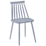 Τραπεζαρία Elijah-Aurora i Pakoworld σετ 3τεμ pp σε Λευκή-Γκρι Απόχρωση Φ60x74εκ