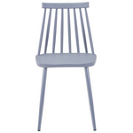 Τραπεζαρία Elijah-Aurora i Pakoworld σετ 3τεμ pp σε Λευκή-Γκρι Απόχρωση Φ60x74εκ