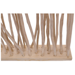 Διακοσμητικό Δαπέδου Barbin Pakoworld Teak-Suar Ξύλο σε Φυσική Απόχρωση 120x25x200εκ