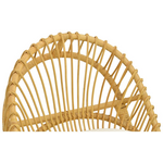 Πολυθρόνα Tromso Paakoworld pe Rattan σε Φυσική Απόχρωση με Εκρού Χρώμα Μαξιλάρι 80x85x98εκ