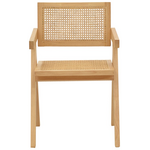 Πολυθρόνα Winslow Pakoworld Φυσικό Rubberwood 52x59x79εκ