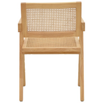 Πολυθρόνα Winslow Pakoworld Φυσικό Rubberwood 52x59x79εκ