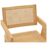 Πολυθρόνα Winslow Pakoworld Φυσικό Rubberwood 52x59x79εκ