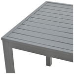 Τραπεζαρία Kliton-Clutch σετ 3τεμ Pakoworld  Αλουμίνιο σε Ανθρακί Απόχρωση 80x80x74εκ