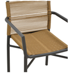 Τραπεζαρία Kliton-Clutch σετ 3τεμ Pakoworld  Αλουμίνιο σε Ανθρακί Απόχρωση 80x80x74εκ