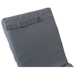 Μαξιλάρι Vertian Pakoworld Textilene σε Ανθρακί Απόχρωση 194x58x7εκ