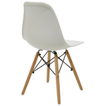 Τραπεζαρία Manka-Julita Pakoworld σετ 5τεμ σε Λευκή Απόχρωση 110x80x77εκ