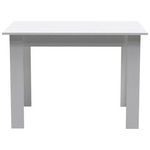 Τραπεζαρία Manka-Julita Pakoworld σετ 5τεμ σε Λευκή Απόχρωση 110x80x77εκ