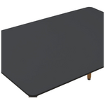 Τραπεζαρία Natali-Noor Pakoworld σετ 5τεμ  mdf Λευκό-Μπεζ-Μαύρο 120x80x76εκ