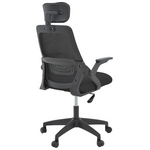 Καρέκλα Γραφείου Peja Pakoworld Mesh Ύφασμα Μαύρο 58x60x107-117εκ