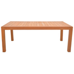 Τραπέζι Vocaly Pakoworld Teak Ξύλο σε Φυσική Απόχρωση 200x100x75εκ