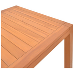 Τραπέζι Vocaly Pakoworld Teak Ξύλο σε Φυσική Απόχρωση 200x100x75εκ