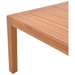 Τραπέζι Vocaly Pakoworld Teak Ξύλο σε Φυσική Απόχρωση 200x100x75εκ