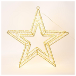 Αστερι Φωτιζομενο 50cm, 1200 Led, 31v Μετασχηματιστη, Timer, Μπρονζε Μεταλλικος Σκελετος, Μπρονζε Χαλκινο Καλωδιο, Θερμο Led, Προεκταση Παροχης 5m, Ip44