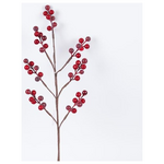 Κλαδι με Σκουρα Κοκκινα Berries, 70cm