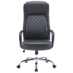Καρέκλα Γραφείου Διευθυντή Rianda Pakoworld pu σε Μαύρη Απόχρωση 70x64x116-124εκ