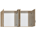 Πατάρι Ντουλάπας Zelia Pakoworld Τετράφυλλο σε oak Απόχρωση 120x42x60εκ