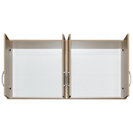 Πατάρι Ντουλάπας Zelia Pakoworld Τετράφυλλο σε oak Απόχρωση 120x42x60εκ