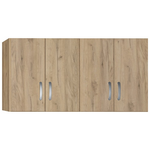 Πατάρι Ντουλάπας Zelia Pakoworld Τετράφυλλο σε oak Απόχρωση 120x42x60εκ