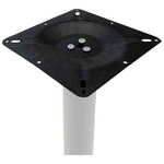 Βάση Τραπεζιού bar Staid  Pakoworld Μεταλλική Λευκή-Μαύρη 40x40x94εκ