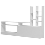 Σύνθετο Σαλονιού Seruno Pakoworld σε Λευκή Απόχρωση 170x25x100εκ