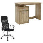 Φοιτητικό Πακέτο Επίπλων Γραφείου Study 3 Pakoworld σετ 2 τμχ