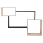 Ράφι Τοίχου Beldra Pakoworld σε Φυσική Απόχρωση με όψη Μαρμάρου 84x15x57.8εκ