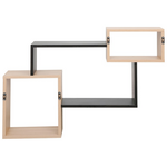 Ράφι Τοίχου Beldra Pakoworld σε Φυσική Απόχρωση με όψη Μαρμάρου 84x15x57.8εκ