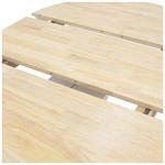 Tραπέζι Lars Pakoworld Επεκτεινόμενο Ξύλο-mdf Λευκό-Φυσικό Φ100(+38)x100x75εκ