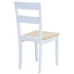 Καρέκλα York Pakoworld σε Λευκή-Φυσική Απόχρωση 39.5x47.5x89εκ