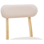 Καρέκλα Gaborn  Pakoworld σε Φυσικό-Μπεζ Απόχρωση 47x47x81,5εκ