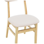 Καρέκλα Gaborn  Pakoworld σε Φυσικό-Μπεζ Απόχρωση 47x47x81,5εκ