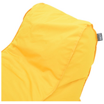 Πουφ Ξαπλώστρα Lara Pakoworld Αδιάβροχο σε Κίτρινη Απόχρωση 60x150x40εκ