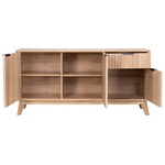 Μπουφές Hamea Pakoworld mdf σε Φυσική Απόχρωση 150x39,5x73εκ