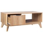 Τραπέζι Σαλονιού Hamea Pakoworld mdf σε Φυσική Απόχρωση 110x55,2x45εκ