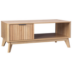 Τραπέζι Σαλονιού Hamea Pakoworld mdf σε Φυσική Απόχρωση 110x55,2x45εκ