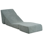 Πολυθρόνα-Κρεβάτι Ferderina Pakoworld Ύφασμα σε Απόχρωση Ανοιχτό Γκρι 66x102x73εκ
