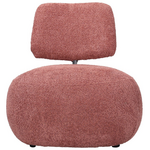 Πολυθρόνα Stonie Pakoworld Μπουκλέ Ύφασμα σε Σάπιο Μήλο Απόχρωση 67x73x67εκ